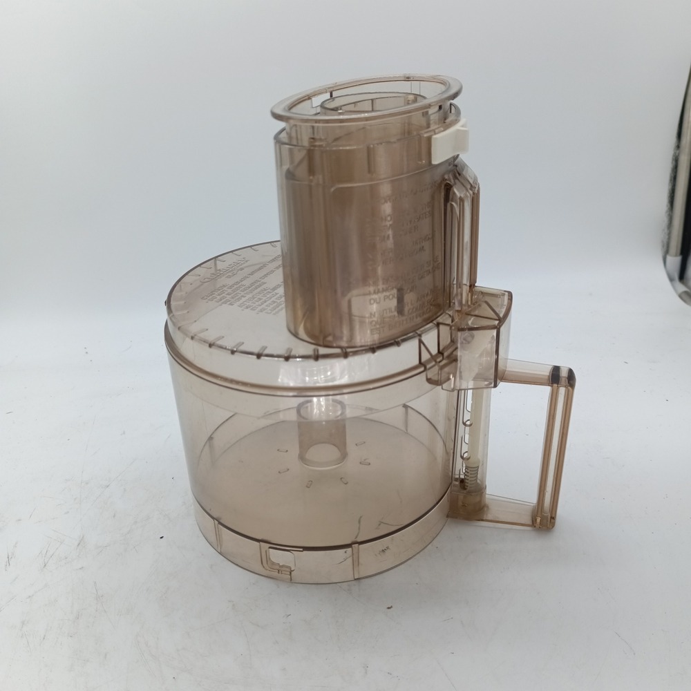 Cuisinart DLC-10 Food Processor Replacement Work Bowl and Cover Amber Japan